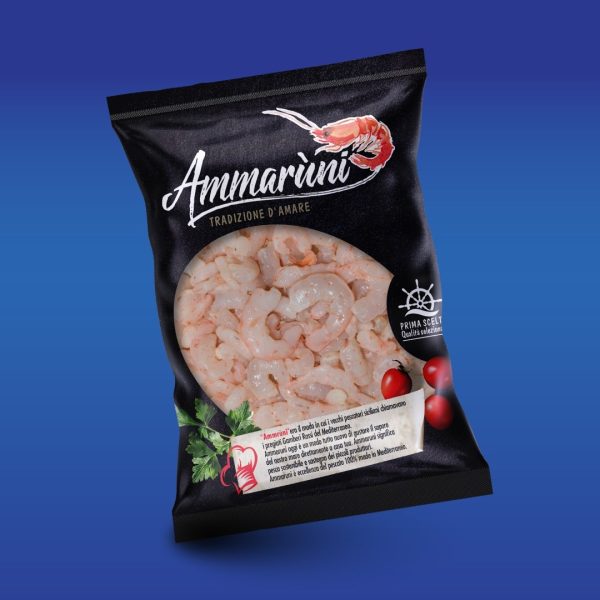 Gambero grigio del Mediterraneo sgusciato