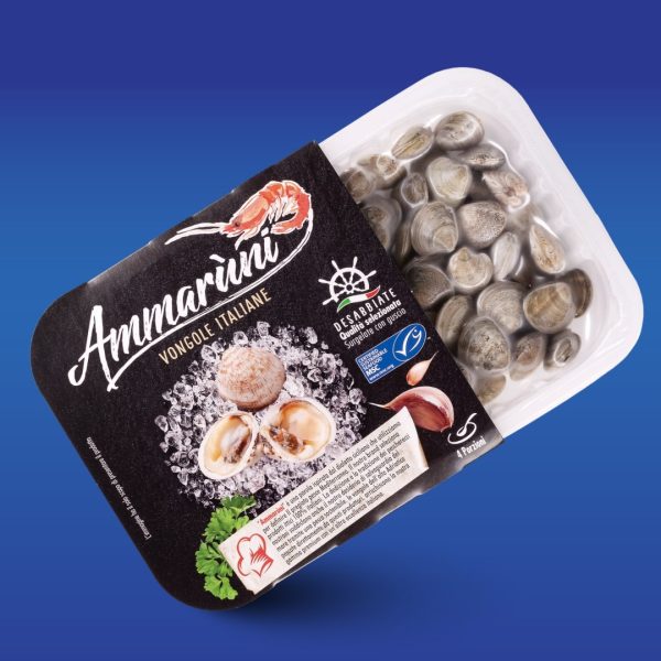 Vongole con guscio dell'Adriatico